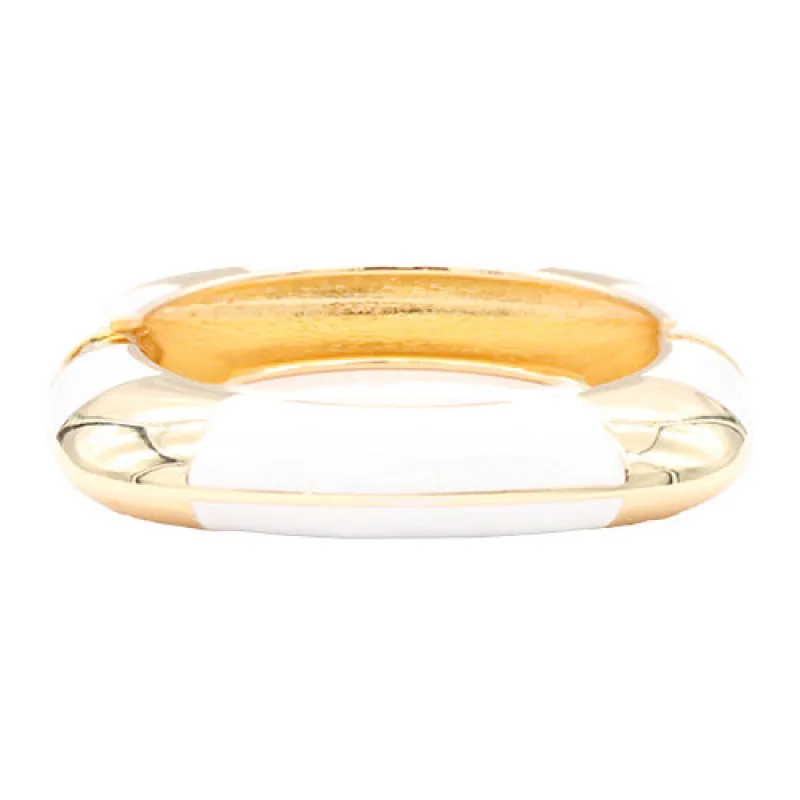 GOLD WHITE BANGLE ( 5720 GDWH ) sold by Oh My Jewelry