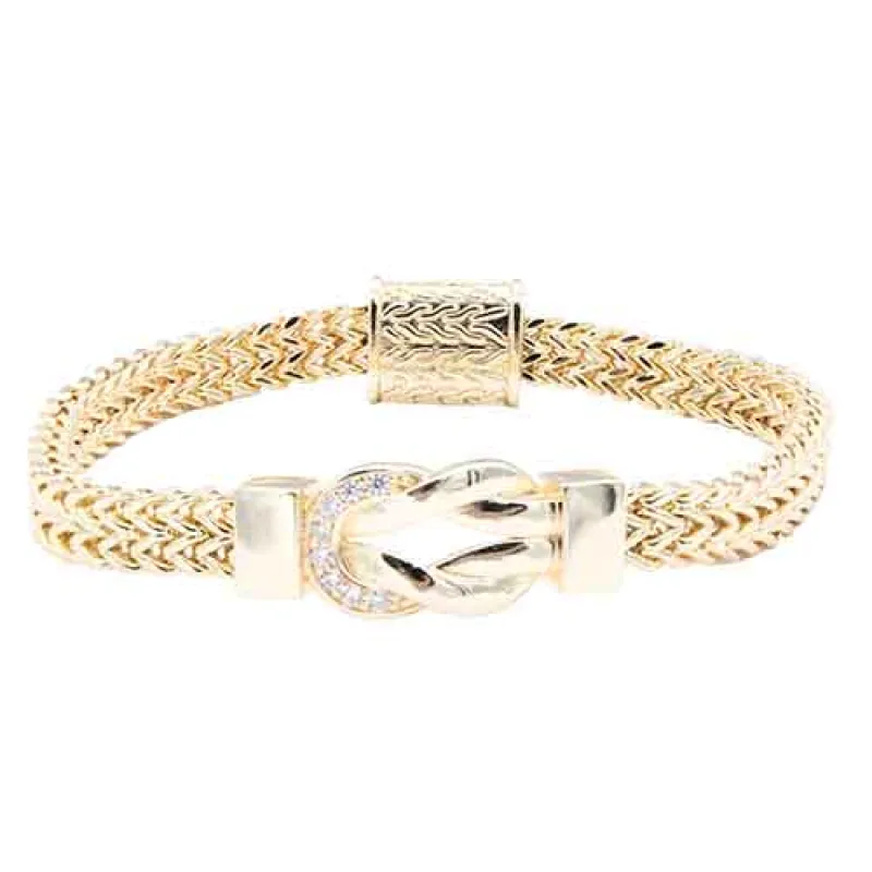 GOLD BRACELET ( 928 GD ) sold by Oh My Jewelry