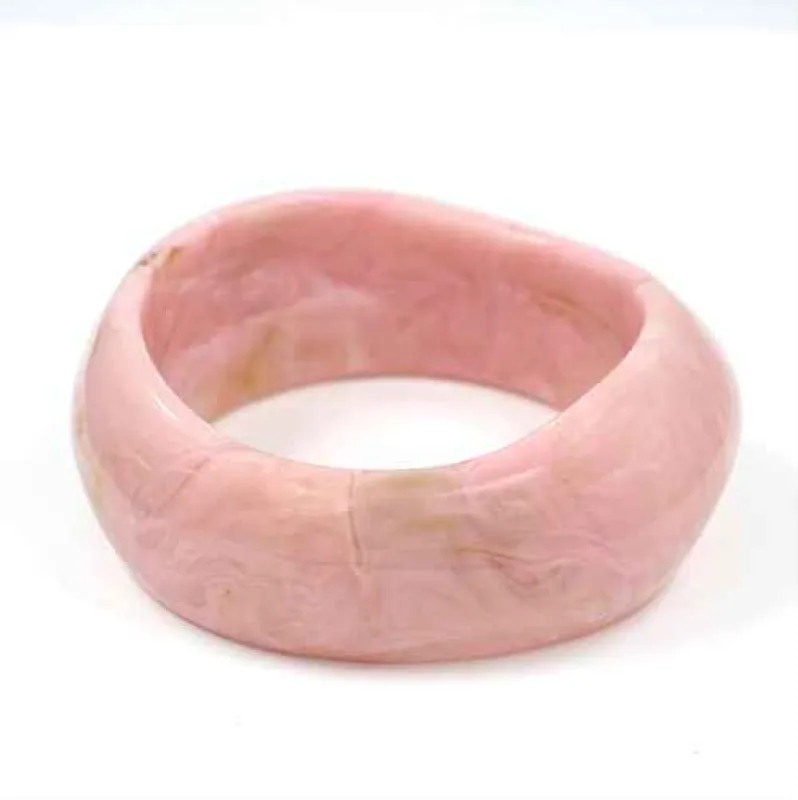 LIGHT PINK ACRYLIC BANGLE ( 2210 LPK ) sold by Oh My Jewelry