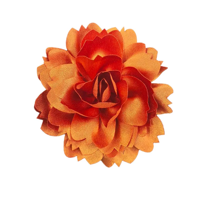 ORANGE FLOWER BROOCH ( 0158 OR ) made by Oh My Jewelry
