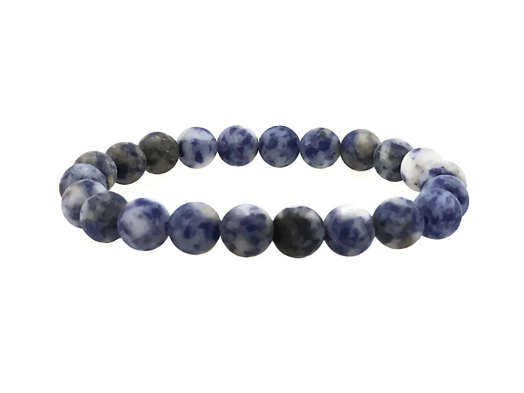 8mm BRAZILIAN SODALITE STRETCH BRACELET ( 1075 SOD ) sold by Oh My Jewelry