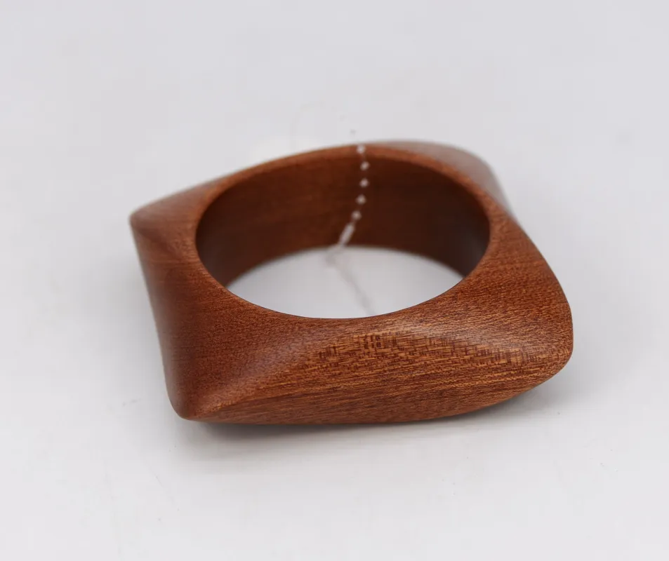 BROWN WOODEN BANGLE ( 1460 BRNT ) made by Fiesta