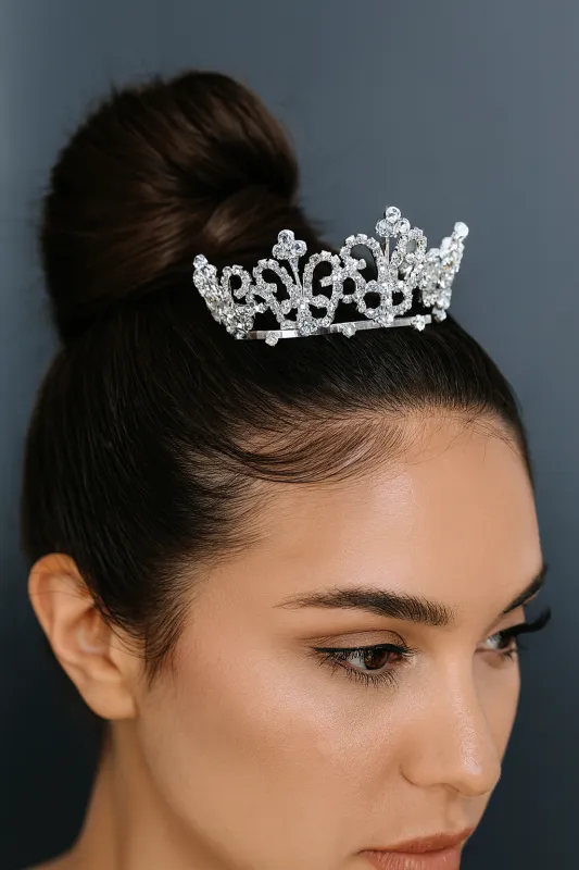 SILVER MINI CROWN ( 1321 S ) made by Oh My Jewelry