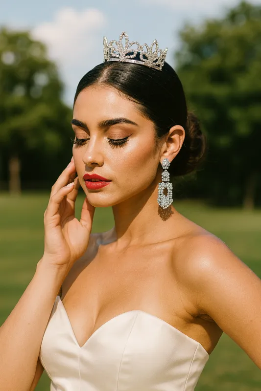 SILVER MINI CROWN ( 1316 S ) sold by Oh My Jewelry