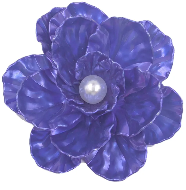 FLOWER BROOCH ROYAL BLUE ( 0156 RB ) sold by Oh My Jewelry
