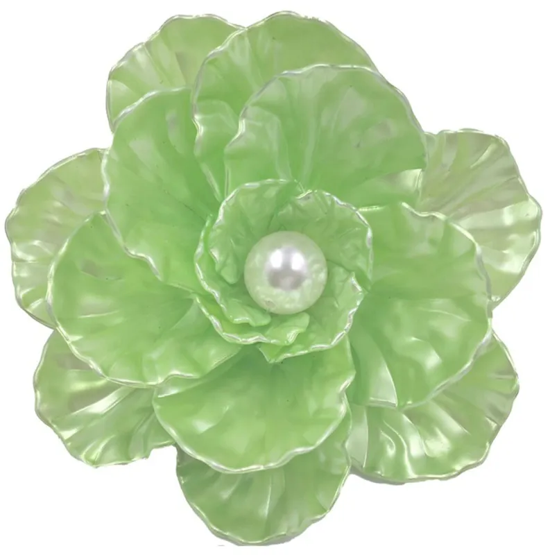 FLOWER BROOCH GREEN ( 0156 GR ) made by Oh My Jewelry