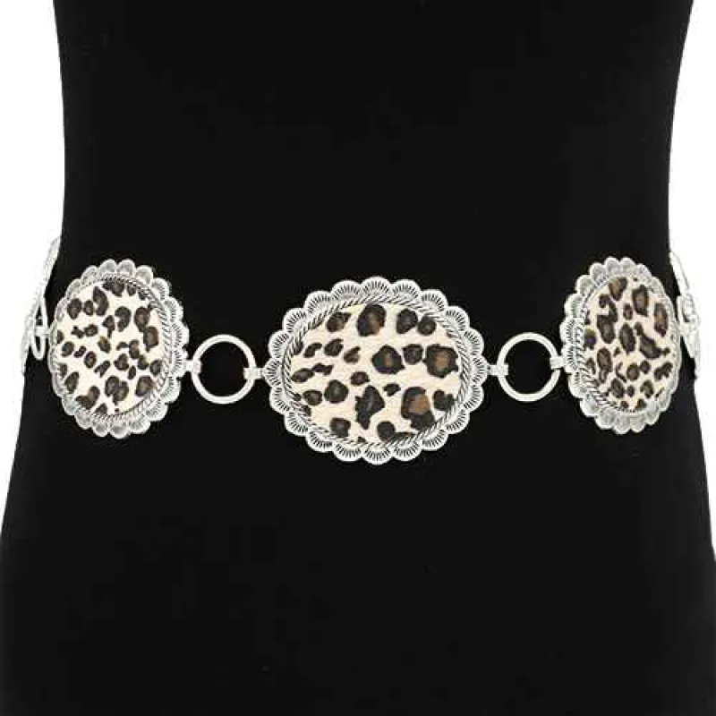 SILVER ANIMAL PRINT BELT ( 1560 RD ) sold by Oh My Jewelry
