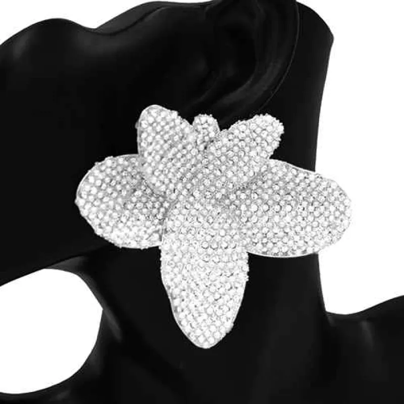 SILVER EARRINGS ( 2882 RDWHT ) sold by Oh My Jewelry