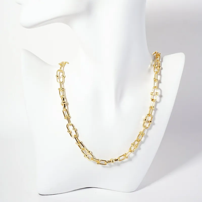 GOLD DIPPED NECKLACE ( 6266 G ) sold by Oh My Jewelry