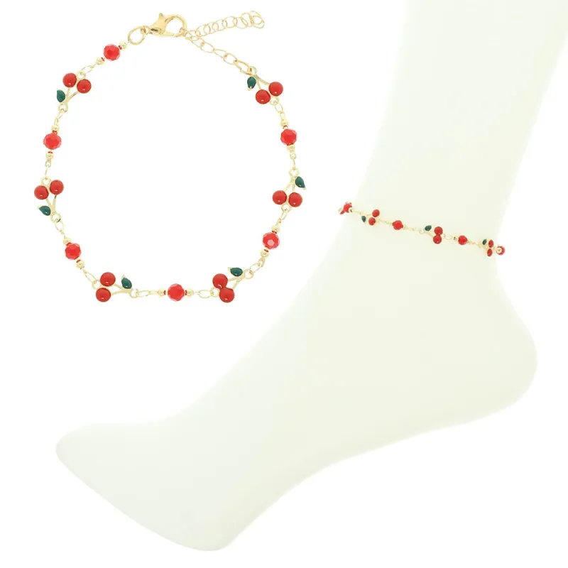 CHERRY ANKLET ( 100 G ) sold by Oh My Jewelry