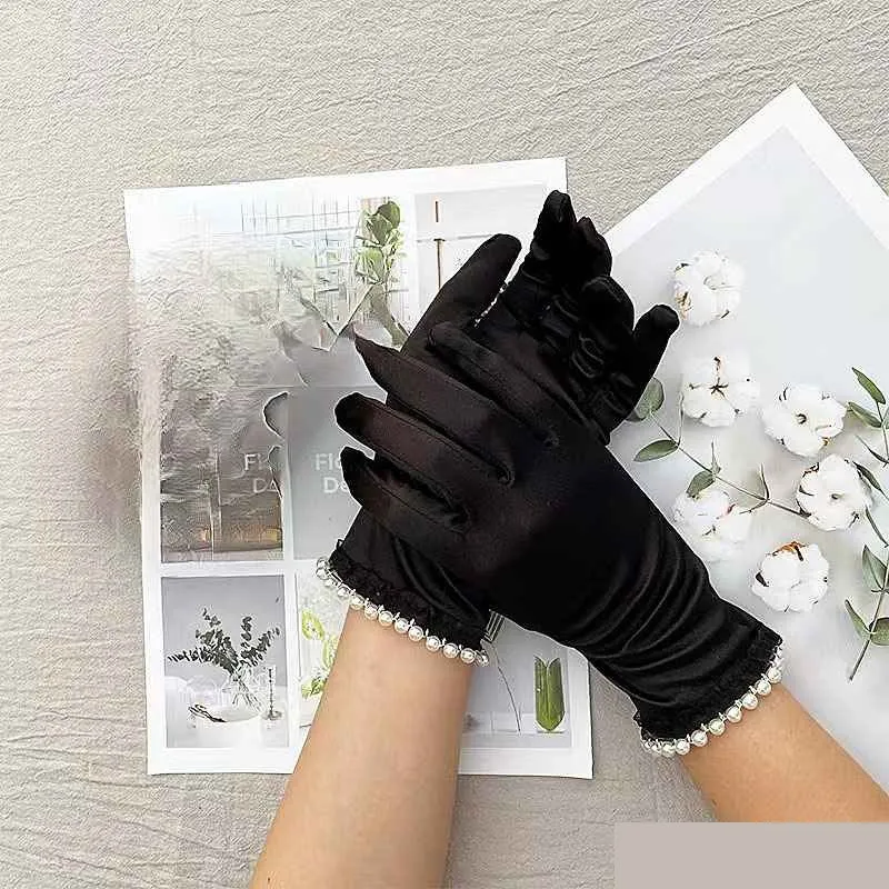 FASHION WEDDING GLOVE ( 1296 BK ) sold by Oh My Jewelry