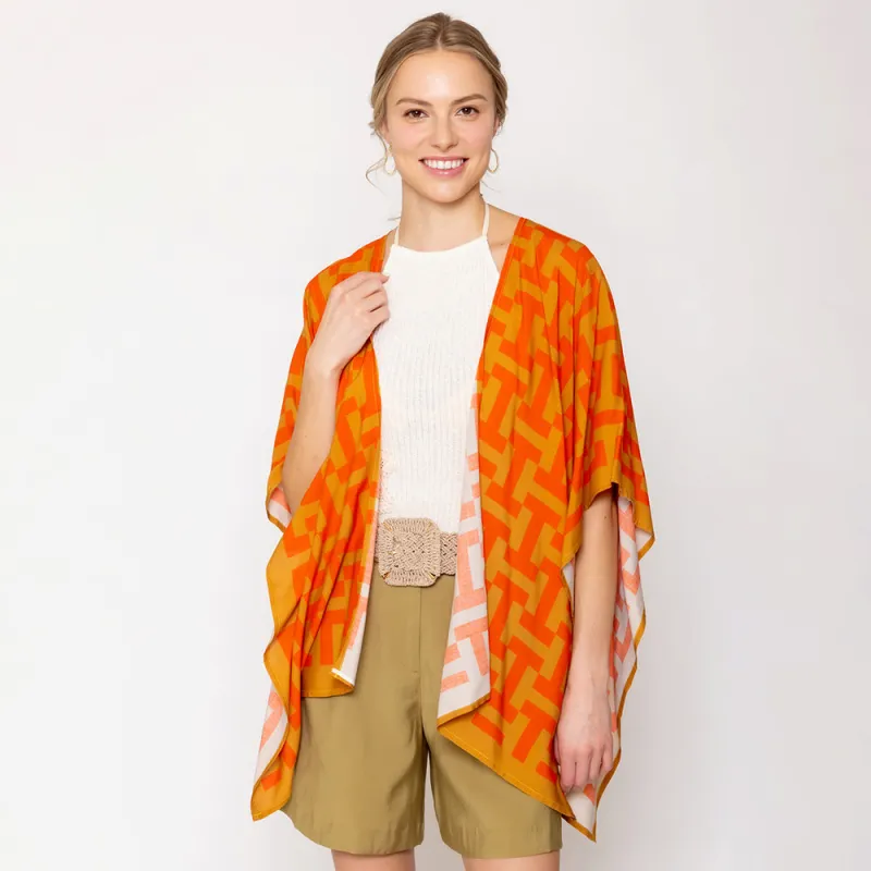 ORANGE RUANA ( 510124 ORANGE ) sold by Oh My Jewelry