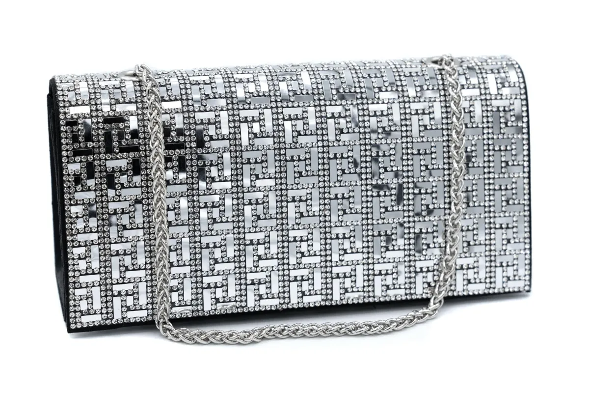 RHINESTONE PURSE ( 4905 BLACK ) sold by Oh My Jewelry