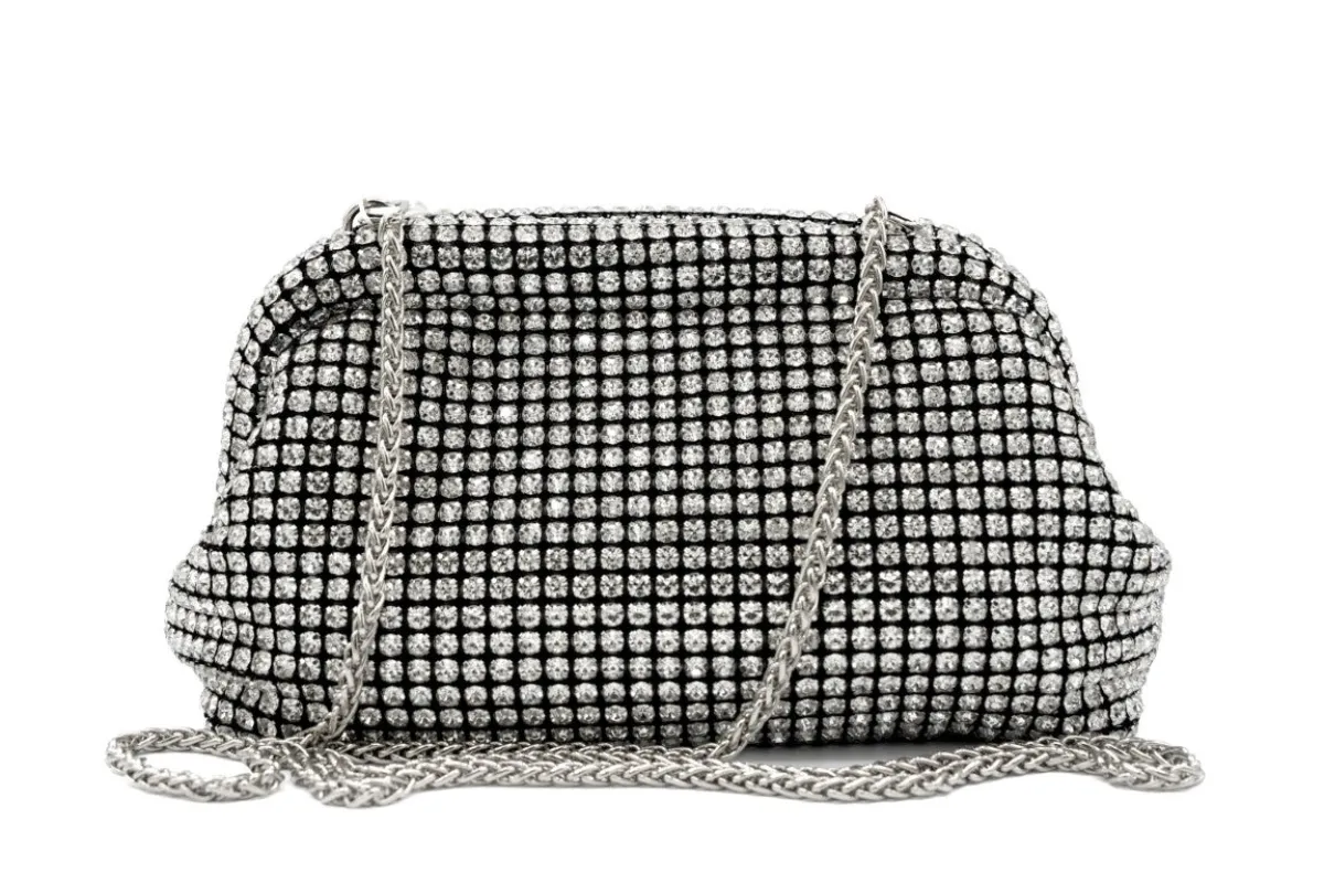 RHINESTONE PURSE ( 5001 BLACK ) sold by Oh My Jewelry