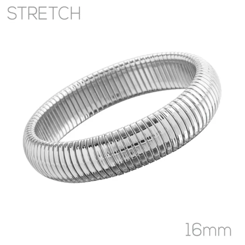 SILVER STRETCH BRACELET ( 84418 R ) sold by Oh My Jewelry