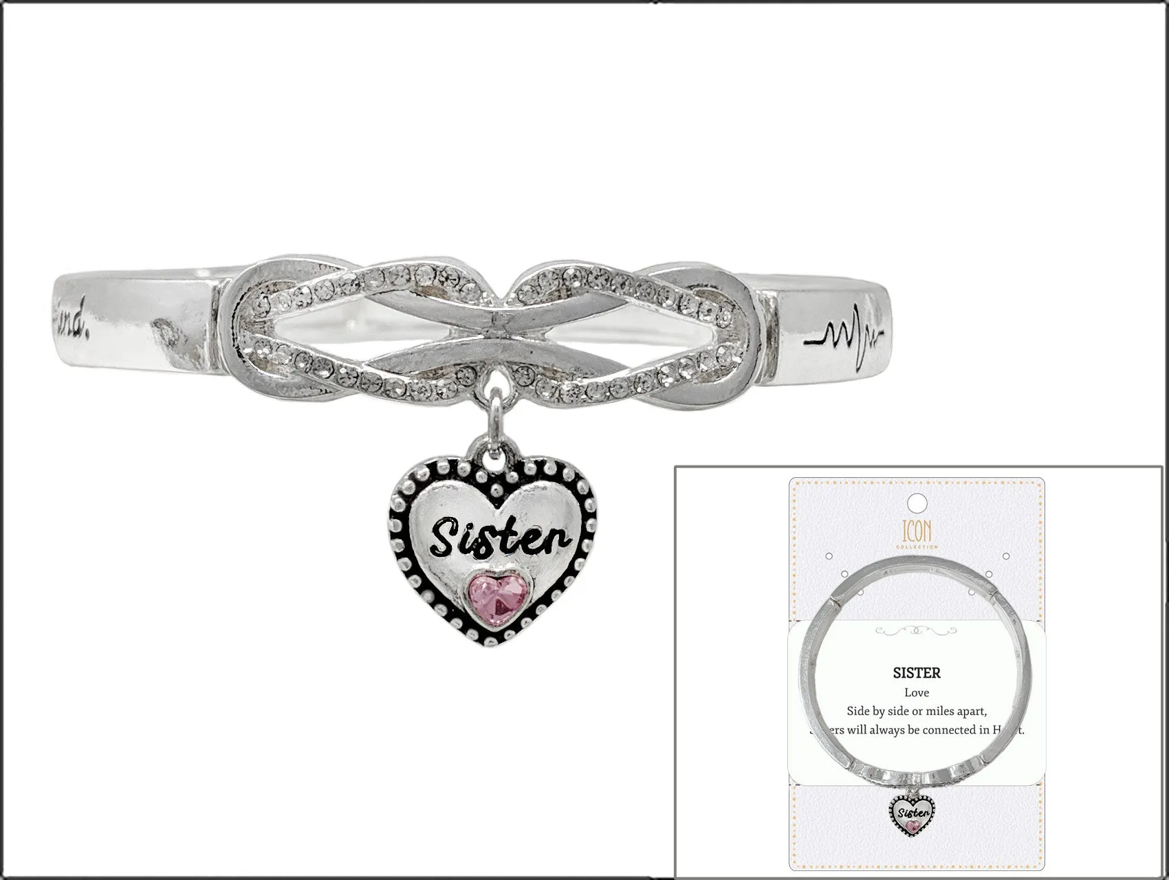 SISTER CHARM BRACELET ( 03039 AS ) sold by Oh My Jewelry