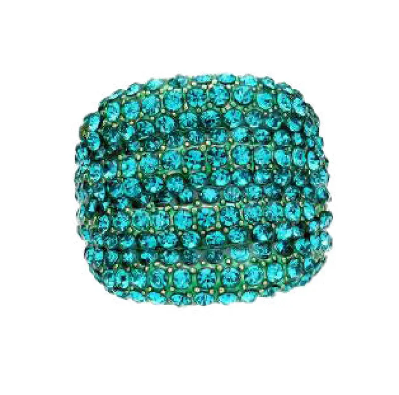 STRETCH RING BLUE ZIRCON STONES ( 1251 BZ ) sold by Oh My Jewelry