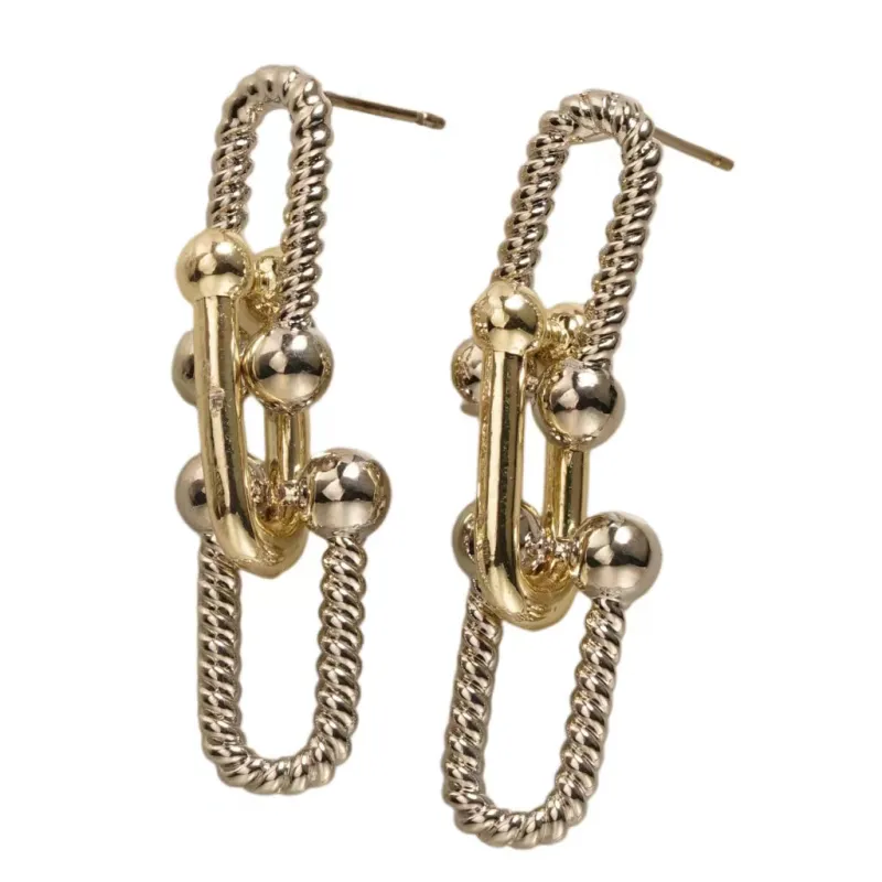 36mm GOLD EARRINGS ( 7554 EK ) sold by Oh My Jewelry