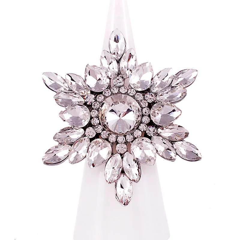 SILVER FLOWER RING ( 1343 SCL ) sold by Oh My Jewelry