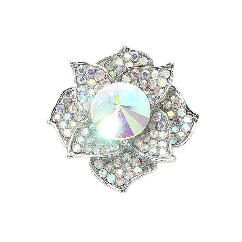 STONE FLOWER BROOCH PIN ( 1585 SAB ) sold by Oh My Jewelry