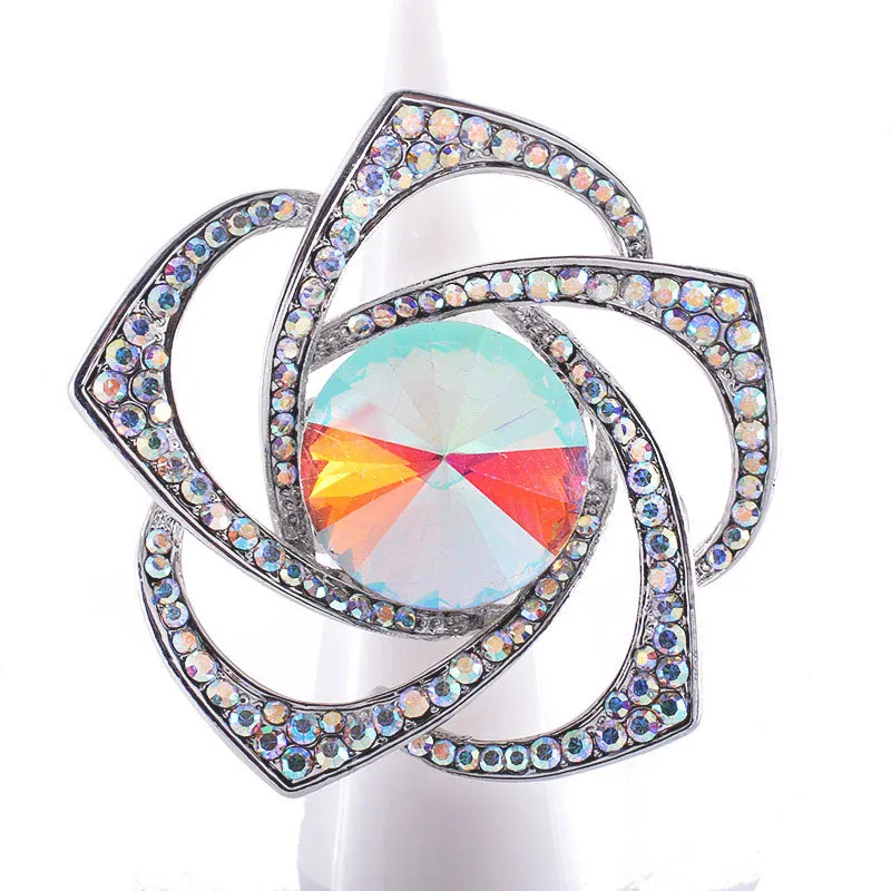 SILVER AB BROOCH PIN ( 1584 SAB ) sold by Oh My Jewelry