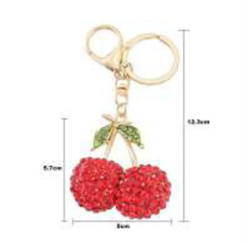 CHERRY KEYCHAIN ( 71 G ) sold by Oh My Jewelry