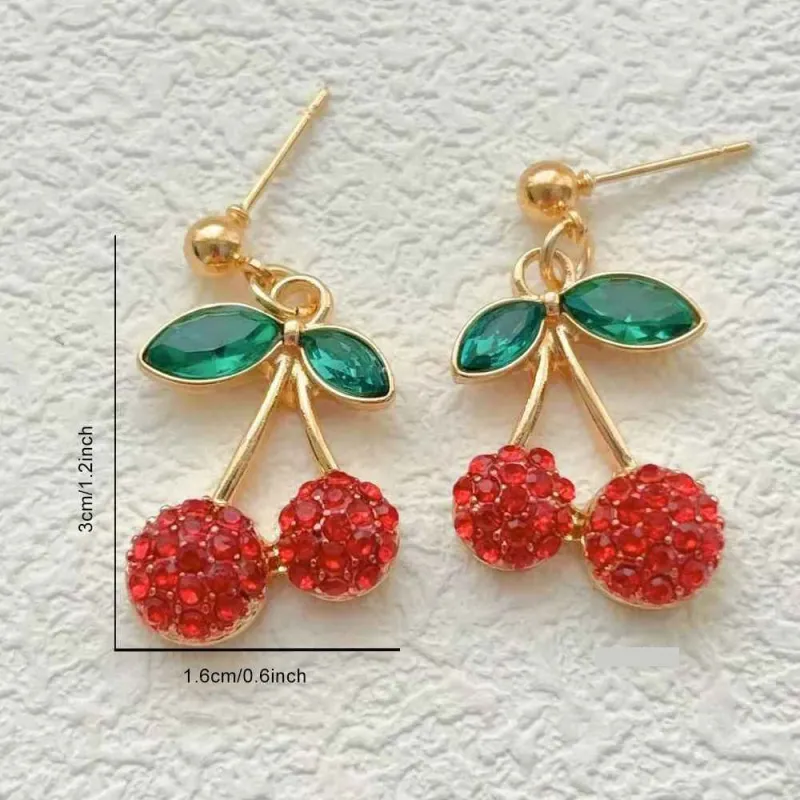 CHERRY POST EARRINGS ( 392 G ) sold by Oh My Jewelry