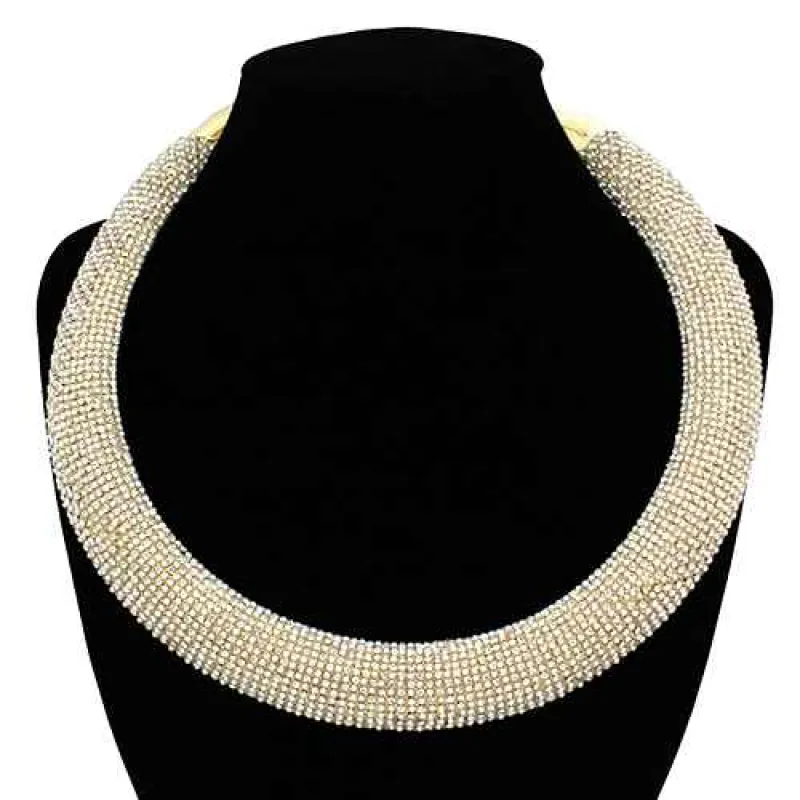 GOLD NECKLACE ( 2139 GDCRM ) sold by Oh My Jewelry