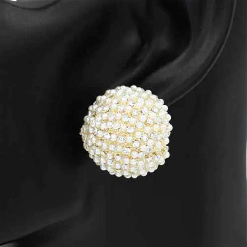 GOLD EARRINGS ( 2893 GDCRM ) sold by Oh My Jewelry