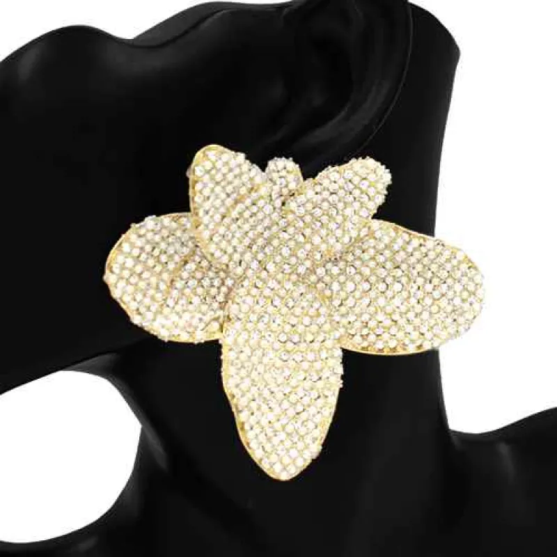 GOLD EARRINGS ( 2882 GDCRM ) sold by Oh My Jewelry