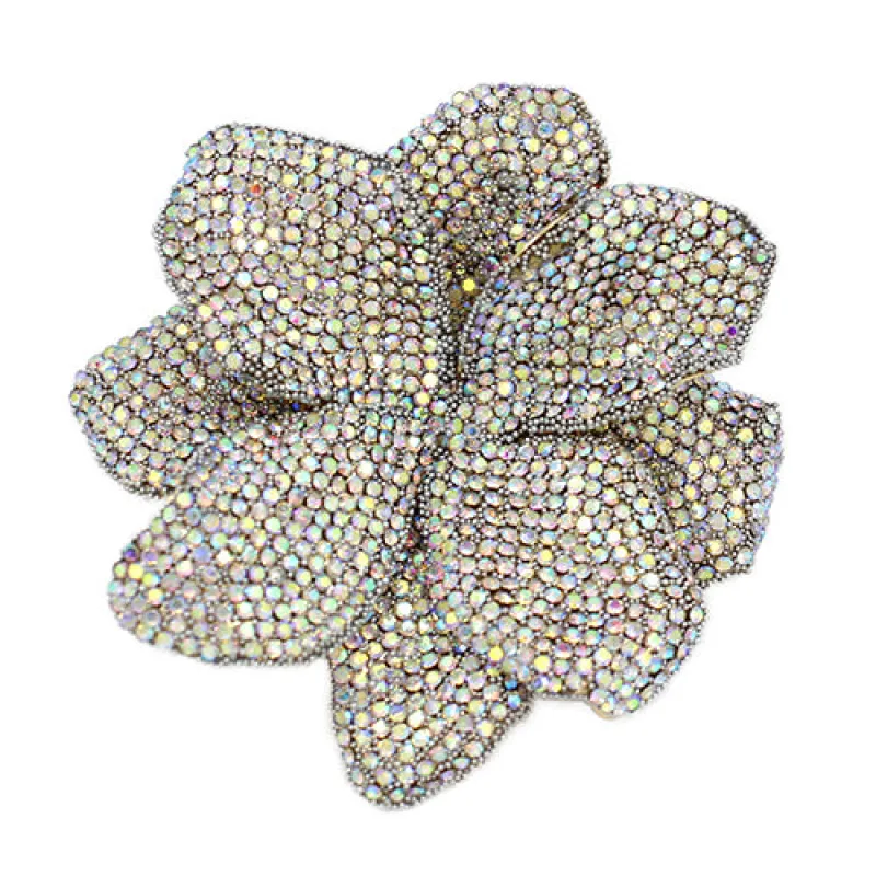 FLOWER BROOCH GOLD AB ( 2047 GDAB ) sold by Oh My Jewelry