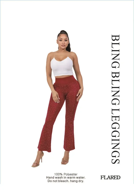 RED LEGGINGS L/XL ( 0314 RDP ) sold by Oh My Jewelry