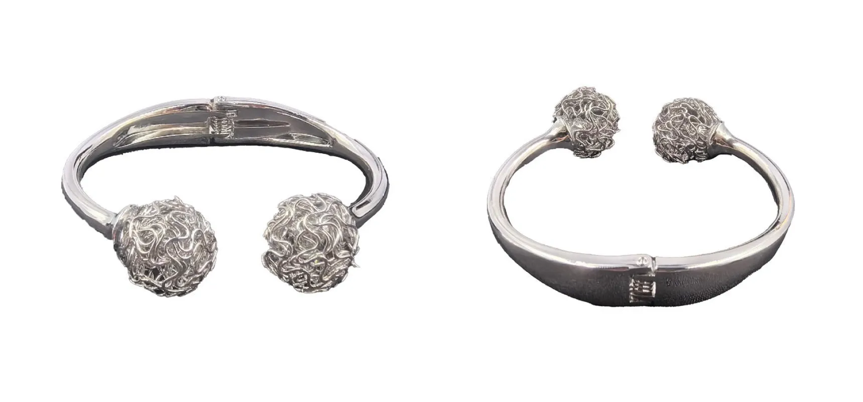 SILVER CUFF BANGLE ( 0383 S ) sold by Oh My Jewelry