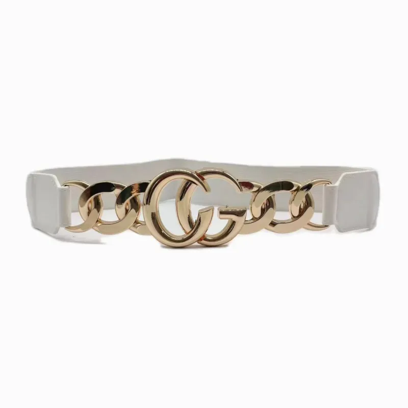 WHITE GOLD STRETCH BELT ( 0256 GDW ) sold by Oh My Jewelry
