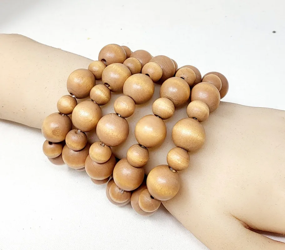BROWN WOOD BRACELETS ( 30001 GBR ) sold by Oh My Jewelry