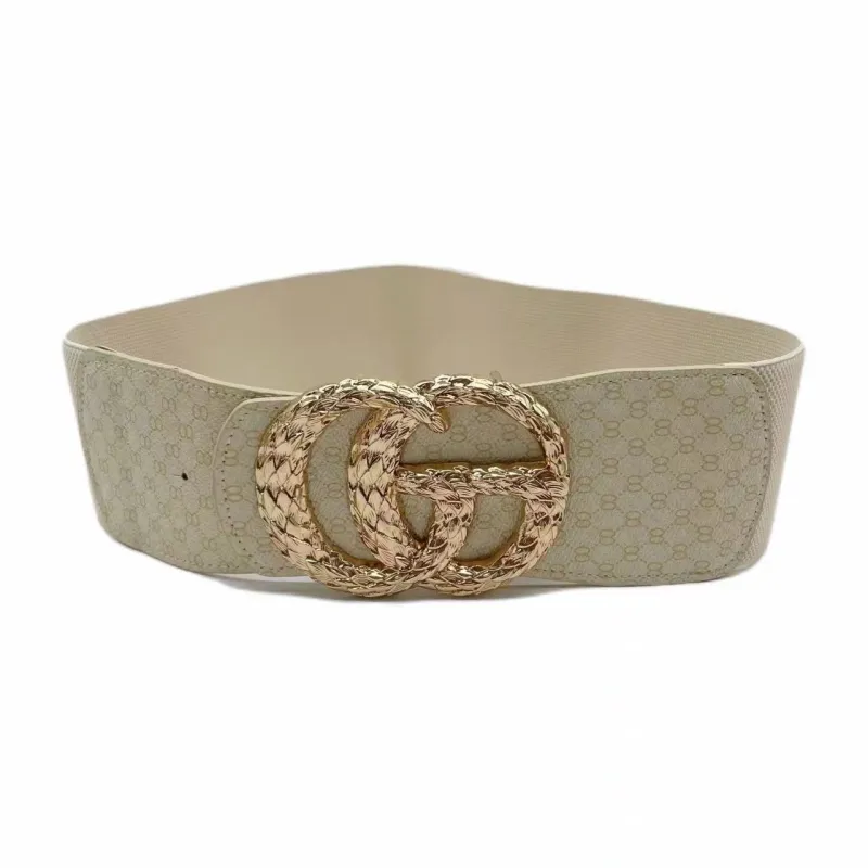 WHITE STRETCH BELT ( 0258 GOW ) sold by Oh My Jewelry