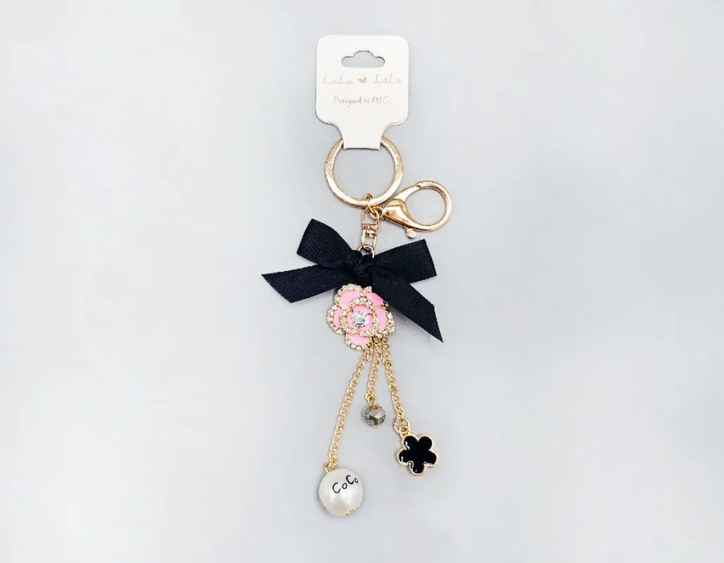 FLOWER TASSEL KEYCHAIN ( 1729 PK ) sold by Oh My Jewelry