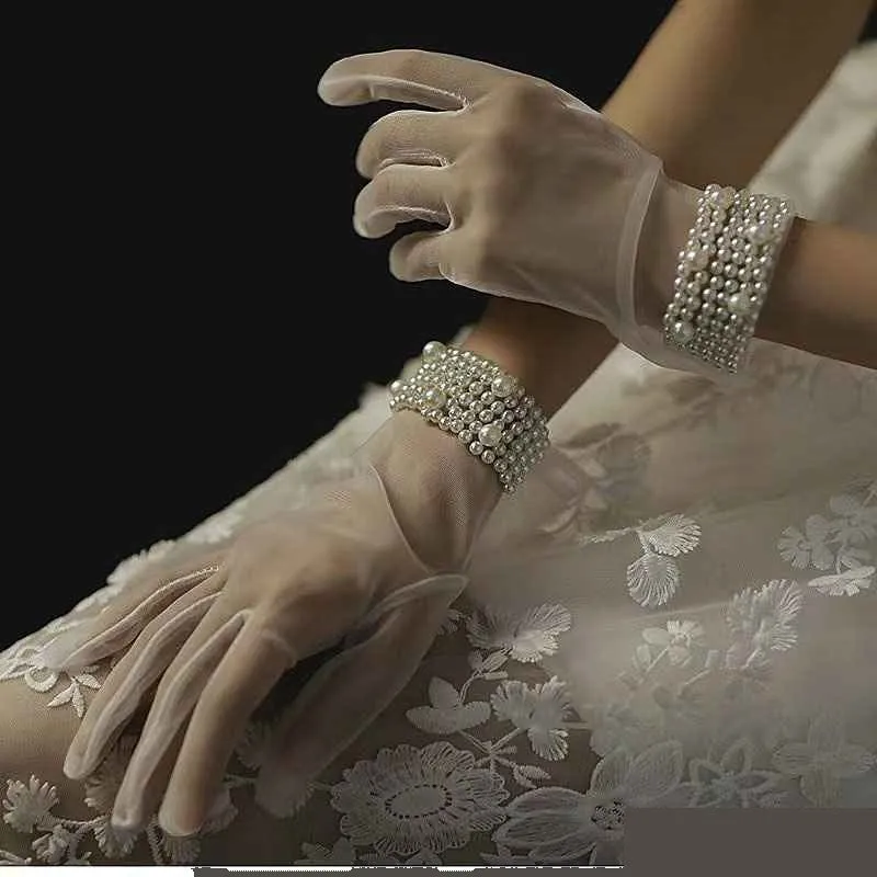 FASHION WEDDING GLOVE ( 1298 WH ) sold by Oh My Jewelry