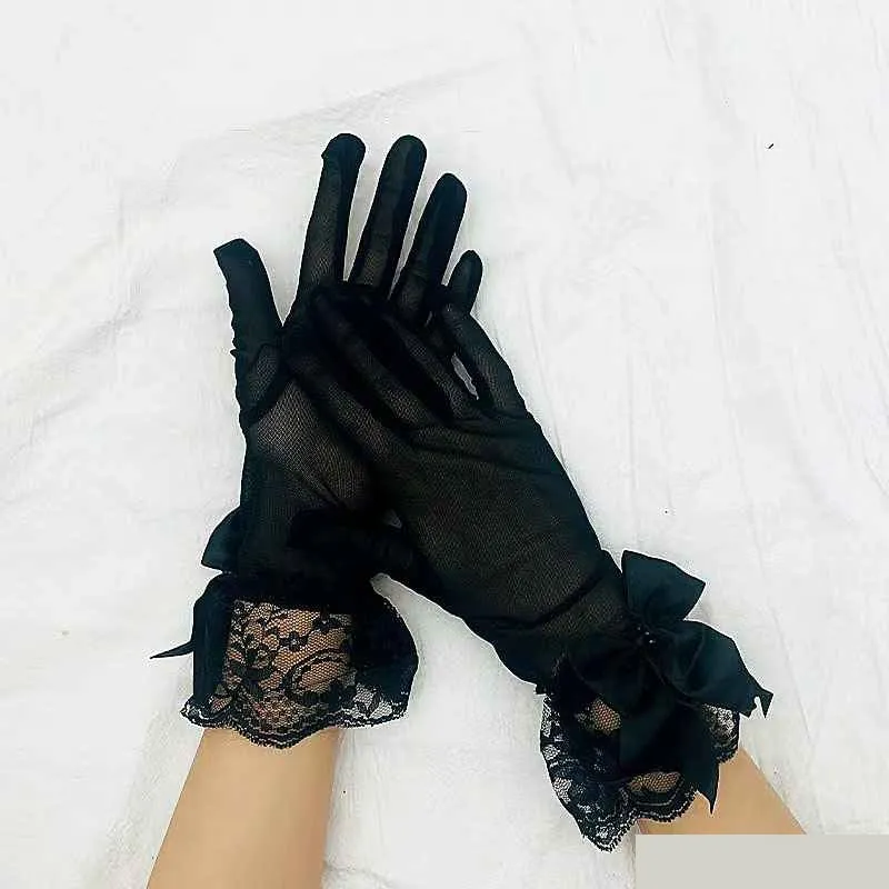 FASHION WEDDING GLOVE ( 1297 BK ) sold by Oh My Jewelry