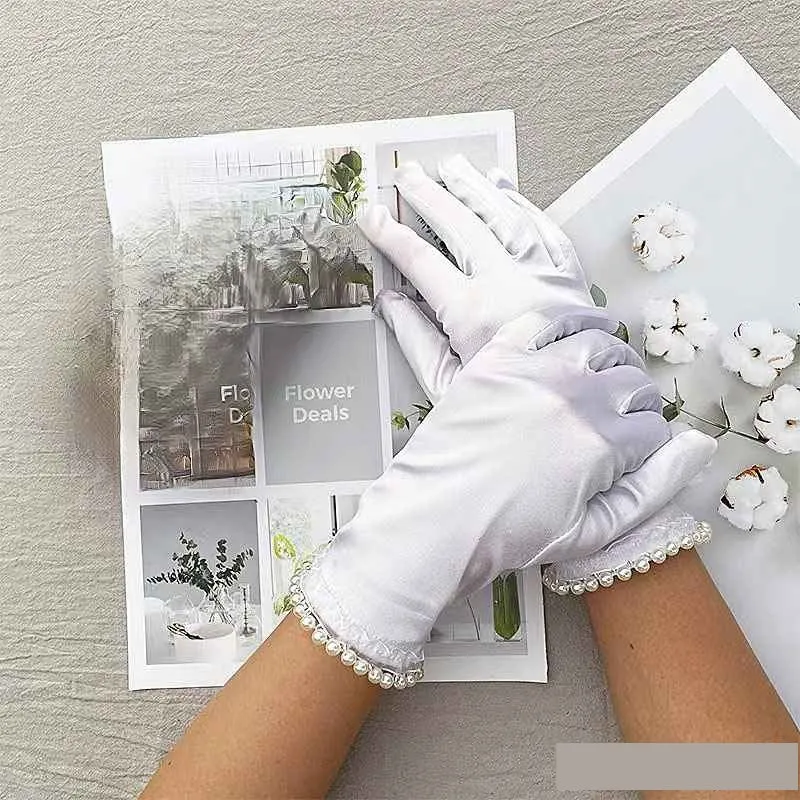 FASHION WEDDING GLOVE ( 1296 WH ) sold by Oh My Jewelry