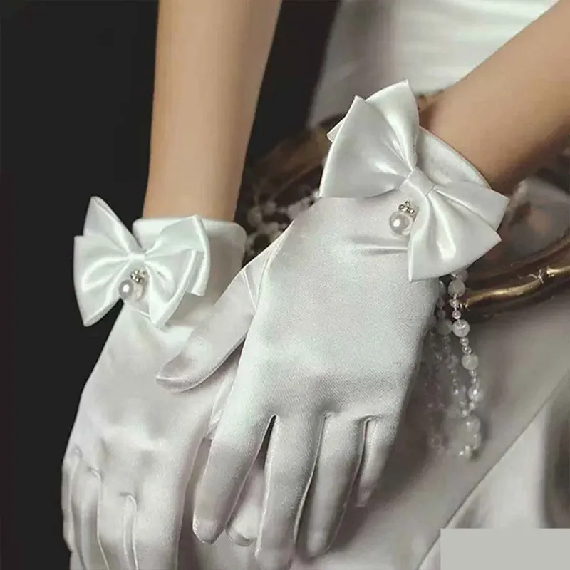 FASHION WEDDING GLOVE ( 1295 WH ) sold by Oh My Jewelry