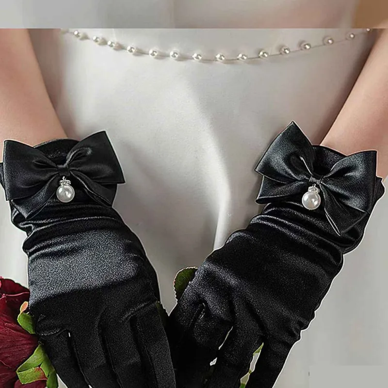 FASHION WEDDING GLOVE ( 1295 BK ) sold by Oh My Jewelry