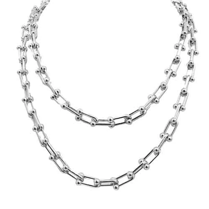 36" SILVER NECKLACE ( 4851 SV ) sold by Oh My Jewelry