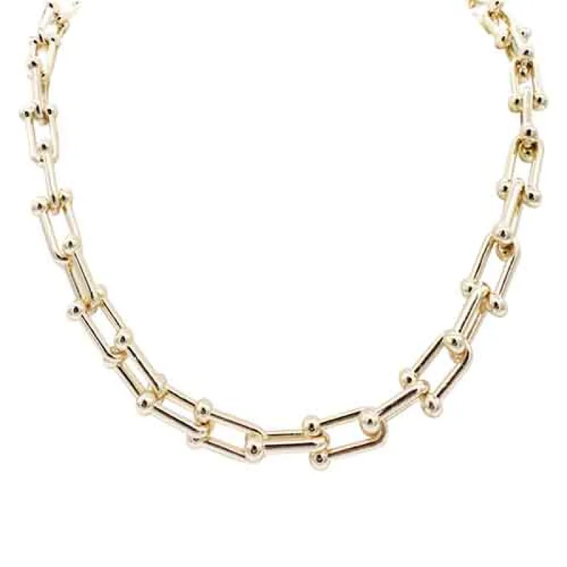 14K GOLD PLATED NECKLACE ( 4850 GD ) sold by Oh My Jewelry