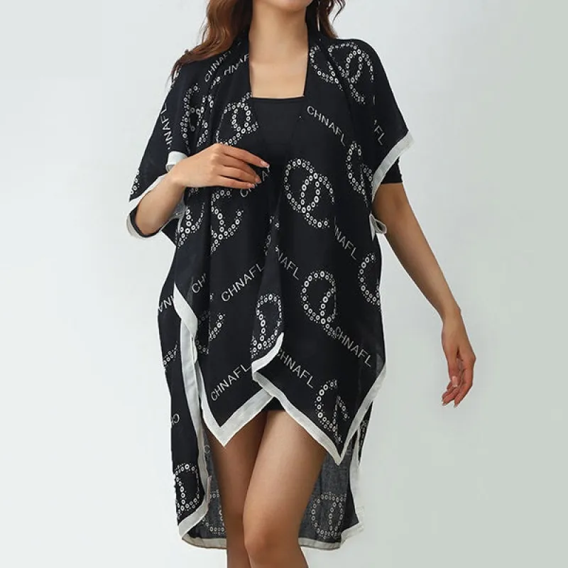 BLACK WHITE KIMONO ( 960018 BKBK ) sold by Oh My Jewelry