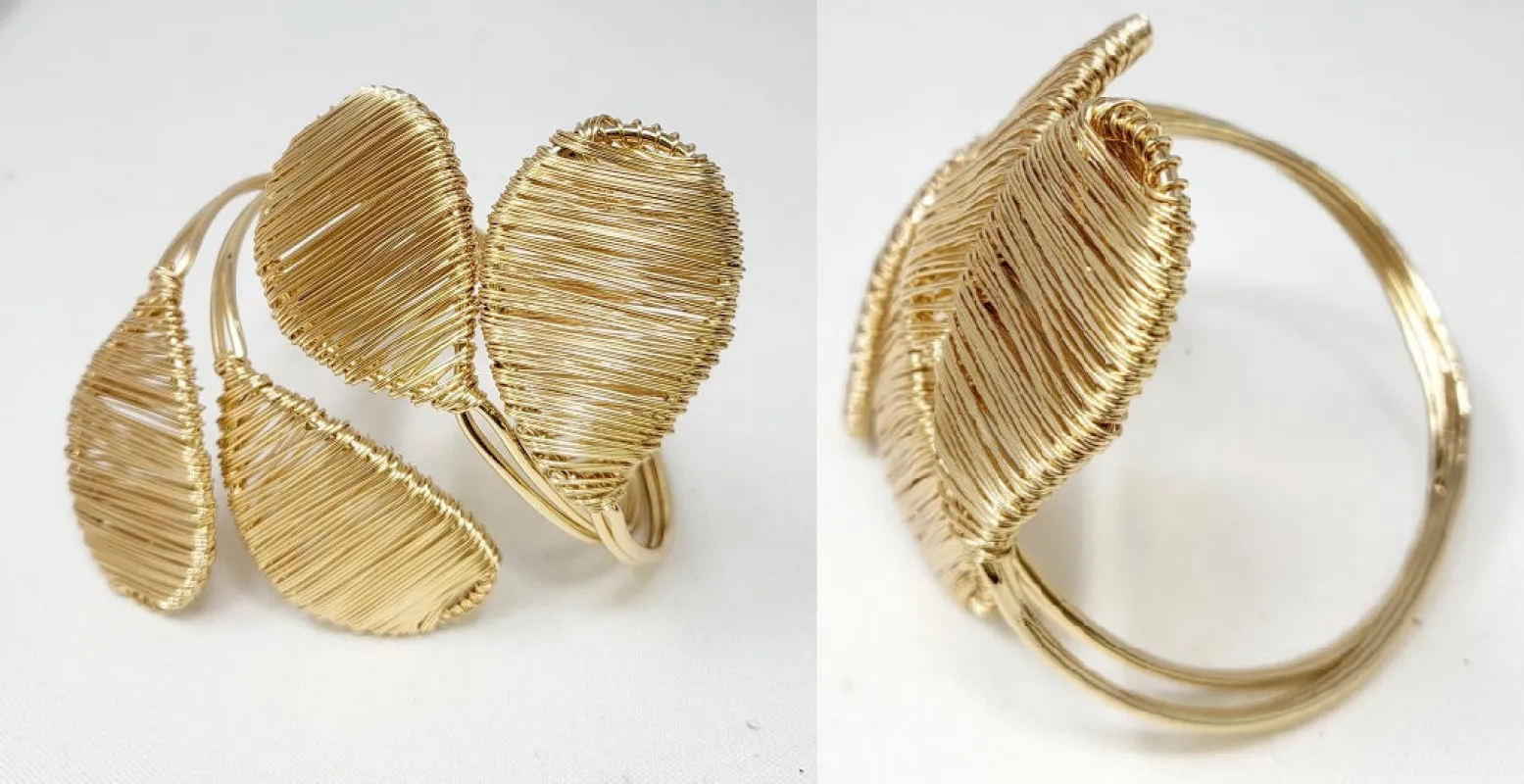 GOLD BRACELET ( 20049 G ) sold by Oh My Jewelry