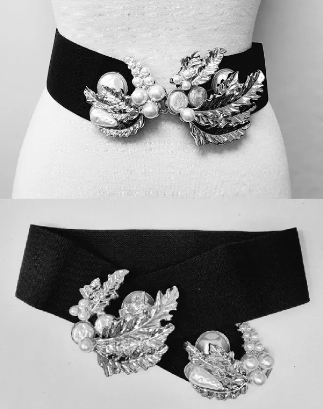 BLACK STRETCH BELT ( 50156 RCR ) sold by Oh My Jewelry