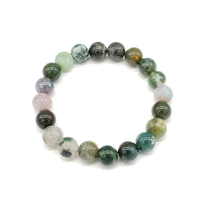 GREEN STONE BRACELET (MB  2502 10MGR ) sold by Oh My Jewelry
