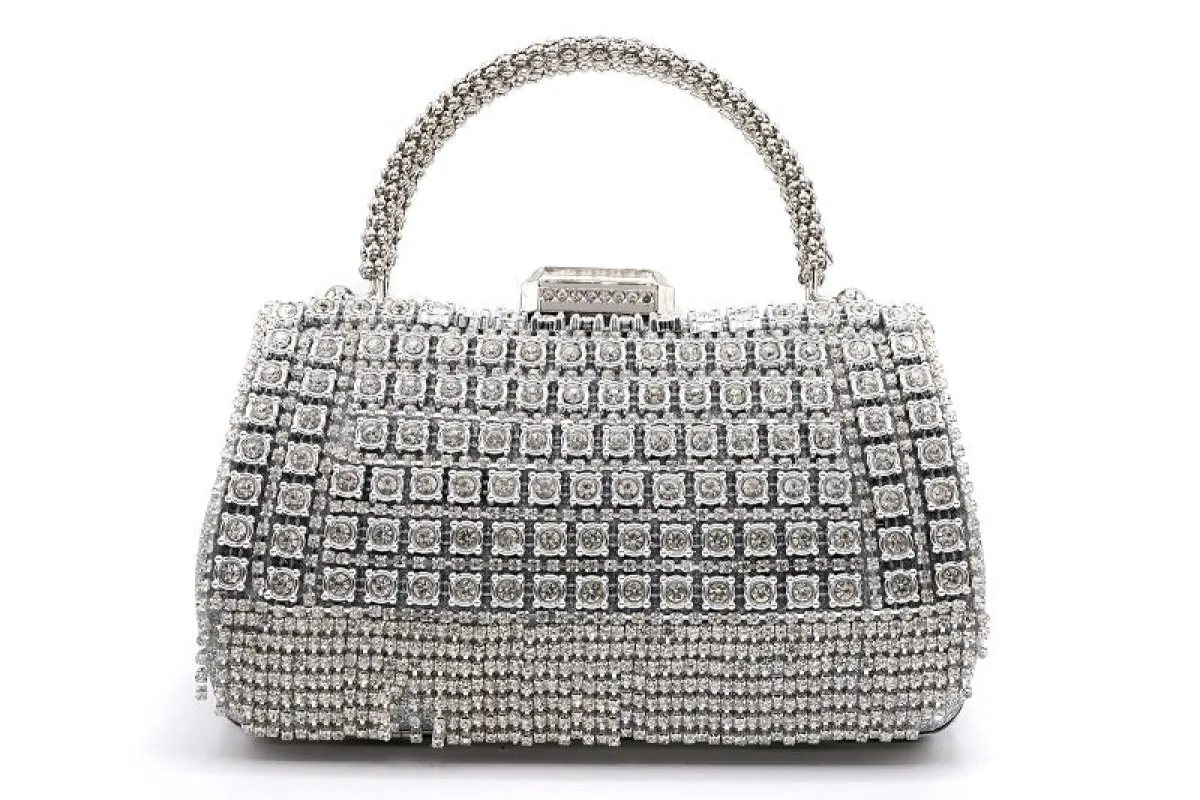 SILVER PURSE ( 5104 SL ) sold by Oh My Jewelry