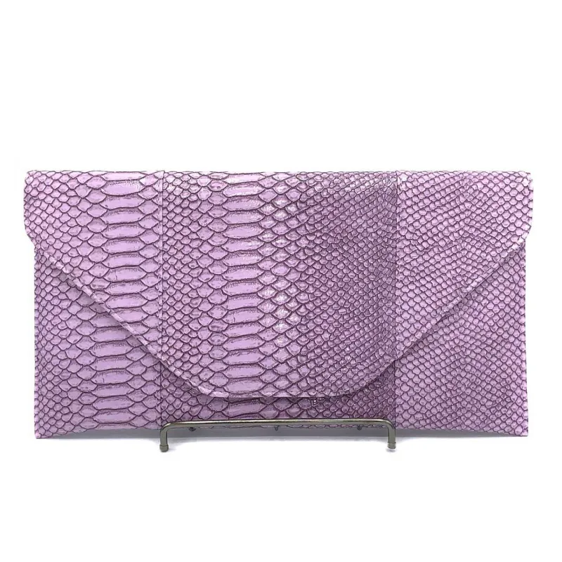 LARGE PURPLE CLUTCH ( 7010 SNK2PURPLE ) sold by Oh My Jewelry